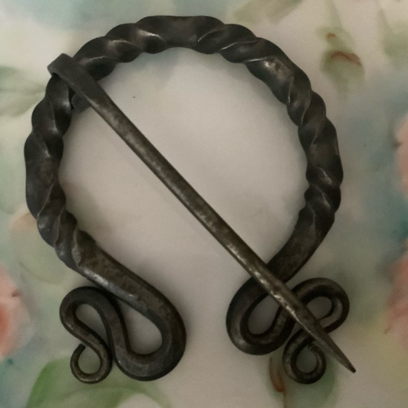 Viking Collection Brooch 2 Rings 925 Cairngorm 6.5 - Picture 3 of 7